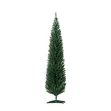 HOMCOM 8' Artificial Pencil Christmas Tree, Slim Xmas Tree with 618 Realistic Br