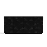 Sideboard Buffet Cabinet, 4 Doors Modern Accent Storage Sideboard