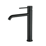 Black Modern Single Handle Bathroom Faucet Tall Sink