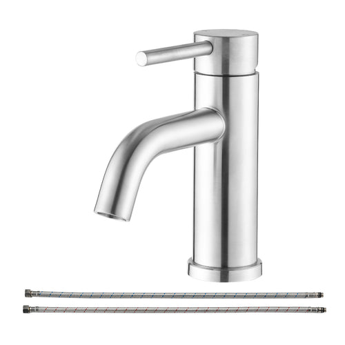 Modern Single Hole Bathroom Sink Faucet