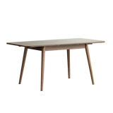 Solid Wood Dining Table Walnut 51"