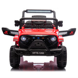 12V Kids Ride On Electric Truck Car W/Parents Control,2WD,Four-wheel suspension,
