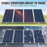 Solar Panel Mounting Brackets Adjustable 30-60 Degree 4 Panel Steel