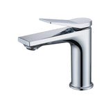 Chrome Single Hole Bathroom Vanity Sink Faucet with Hoses
