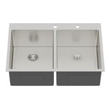 Double Bowl (50/50) Drop in Sink