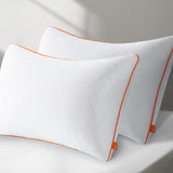 Set of 2 Bed Pillow White
