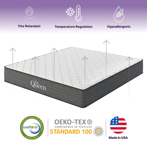 Twin Cooling Gel Hybrid Mattress 10" Pressure Relief