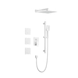 Complete Shower System with Head, Hand Shower, Body Sprays, Slide Bar
