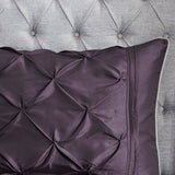7-Piece Comforter Set - Pleated Tufted Polyester - Queen