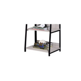 Leaning Ladder Bookshelf - 5 Shelves - Natural and Black - 24"W