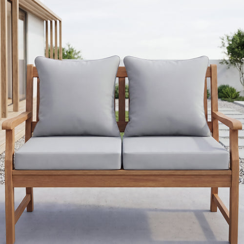 Waterproof Deep Seat Cushion Set 24x24" Fade Resistant Patio