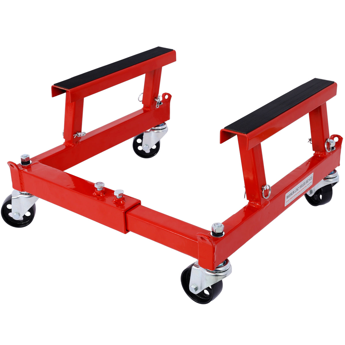 ATV Motorcycle Engine Cradle Dolly 1500lbs, red
