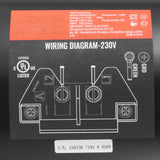 2 HP 230V Pool Pump Motor 3450 RPM Square Flange