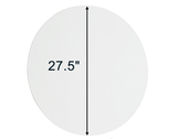 70cm bathroom mirror, round mirror, matte white Backboard