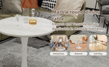 Metal Dining Table White