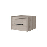 Floating Wall-Mounted Nightstand with Drawer, 13.8" Wide