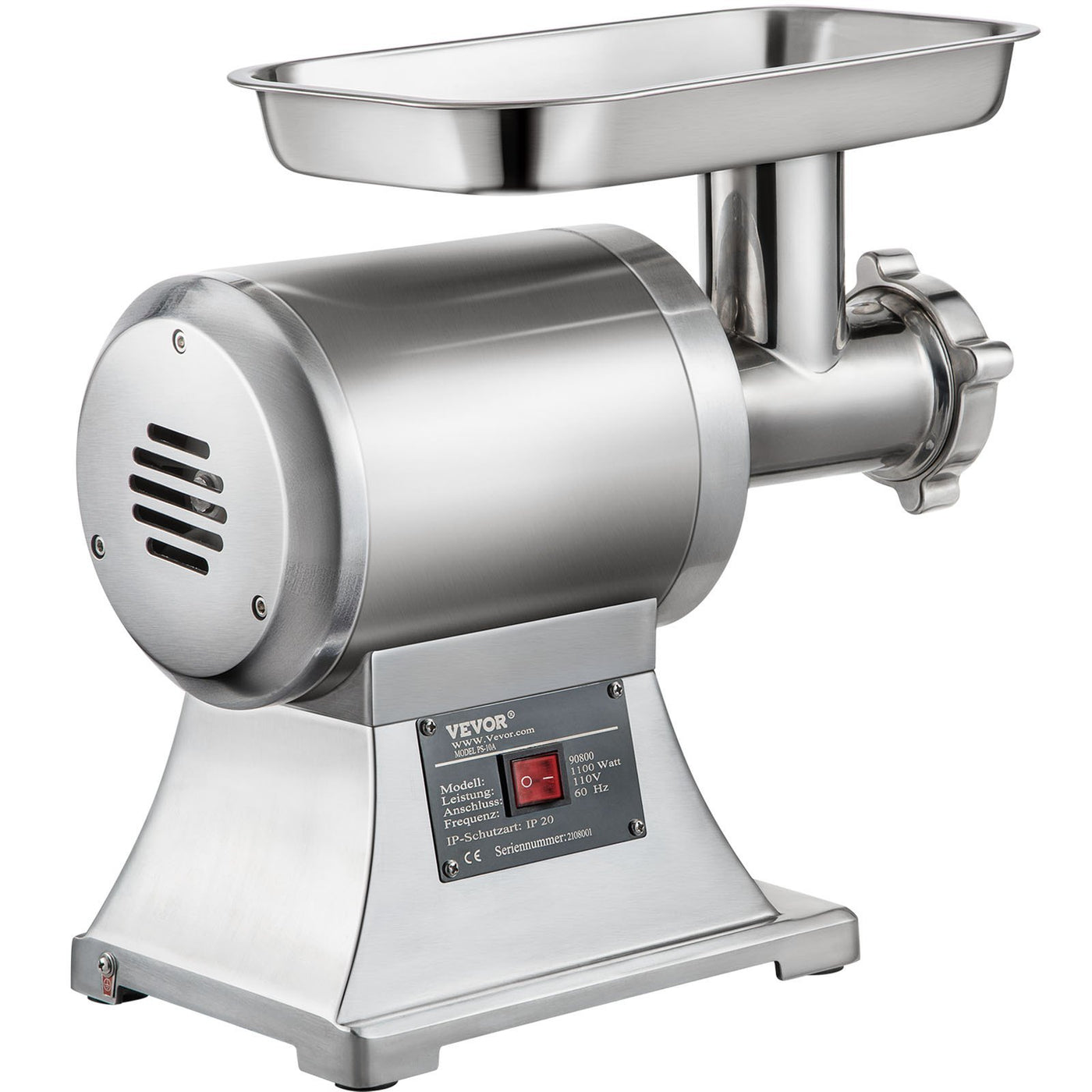 1100W Commercial Electric Meat Grinder Stainless Steel