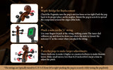 Professional 4/4 Full Size Violin Set - Durable, Lightweight Design