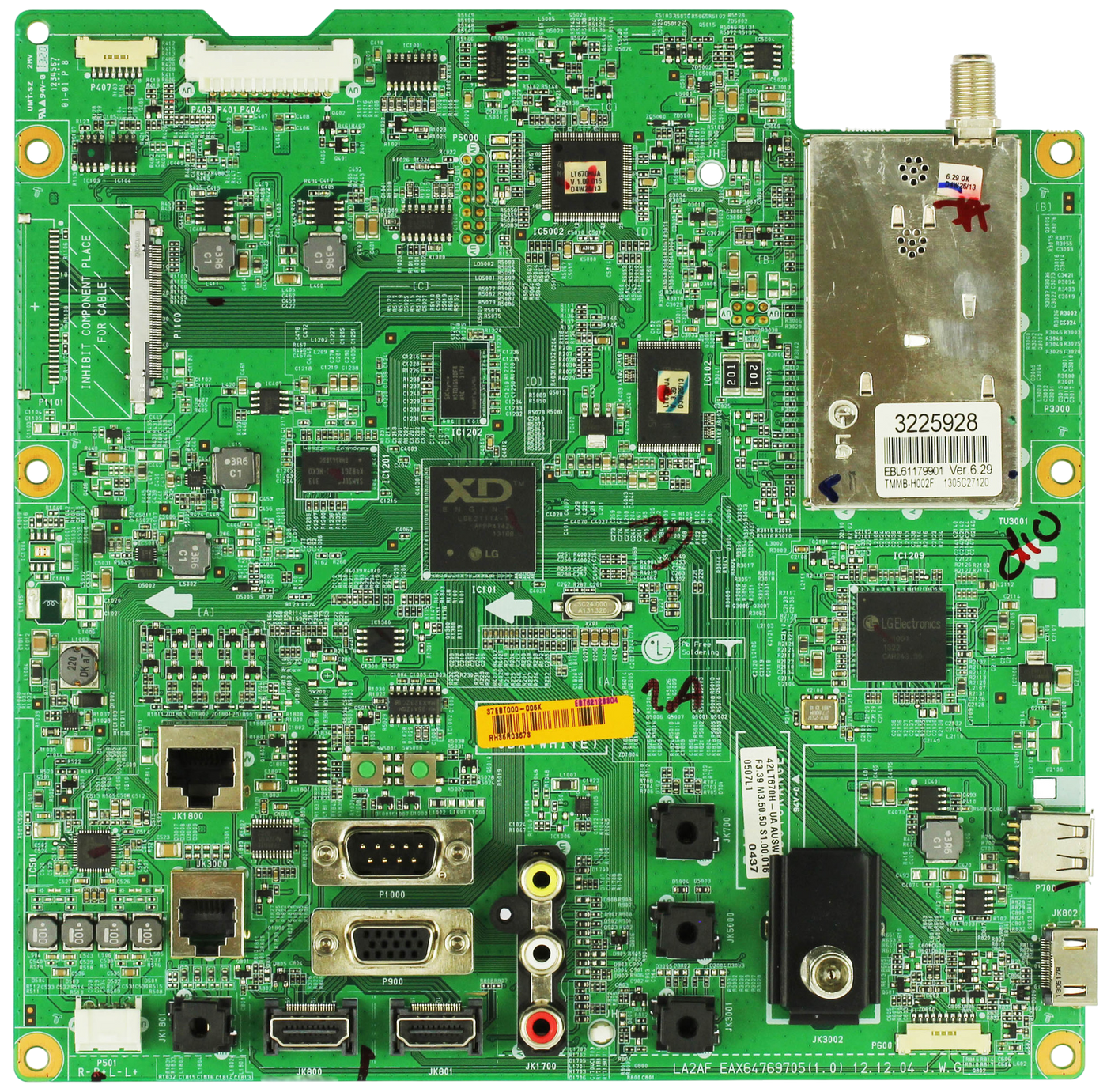 LG EBT62128304 Main Board for 42LT670H-UA