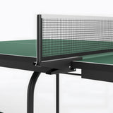 8 FT Foldable Portable Ping Pong Table with Quick-Clamp Net & Post Set, Indoor &