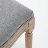 Set of 2 Solid Wood Dining Chair Grey
