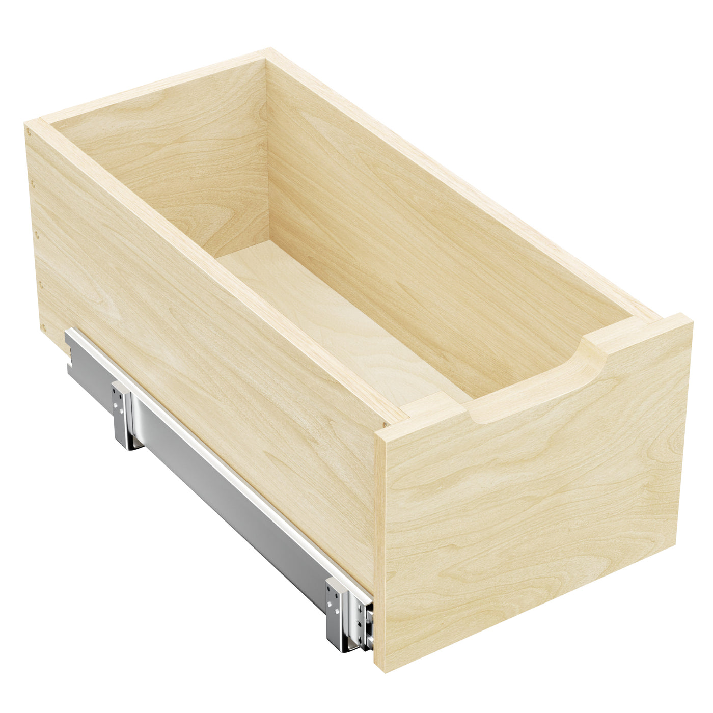Pull Out Cabinet Organizer Drawer Wood Slide Shelves 10.5"W x 21"D