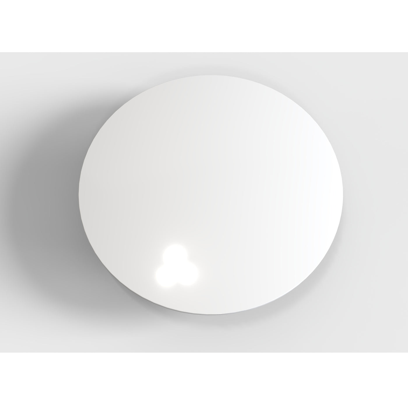 Matte White Pop-Up Drainer Cover for Stone Resin Bathtub
