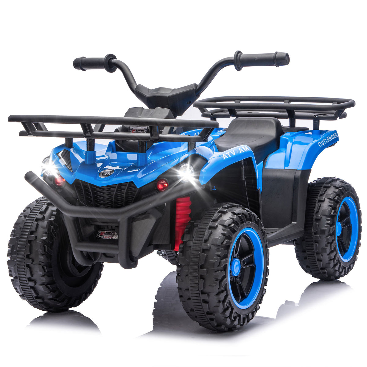 24V 80W*2 Electronic Kids Ride On ATV W/Off-Road Vehicle,Anti-Slip Tires,Crash B