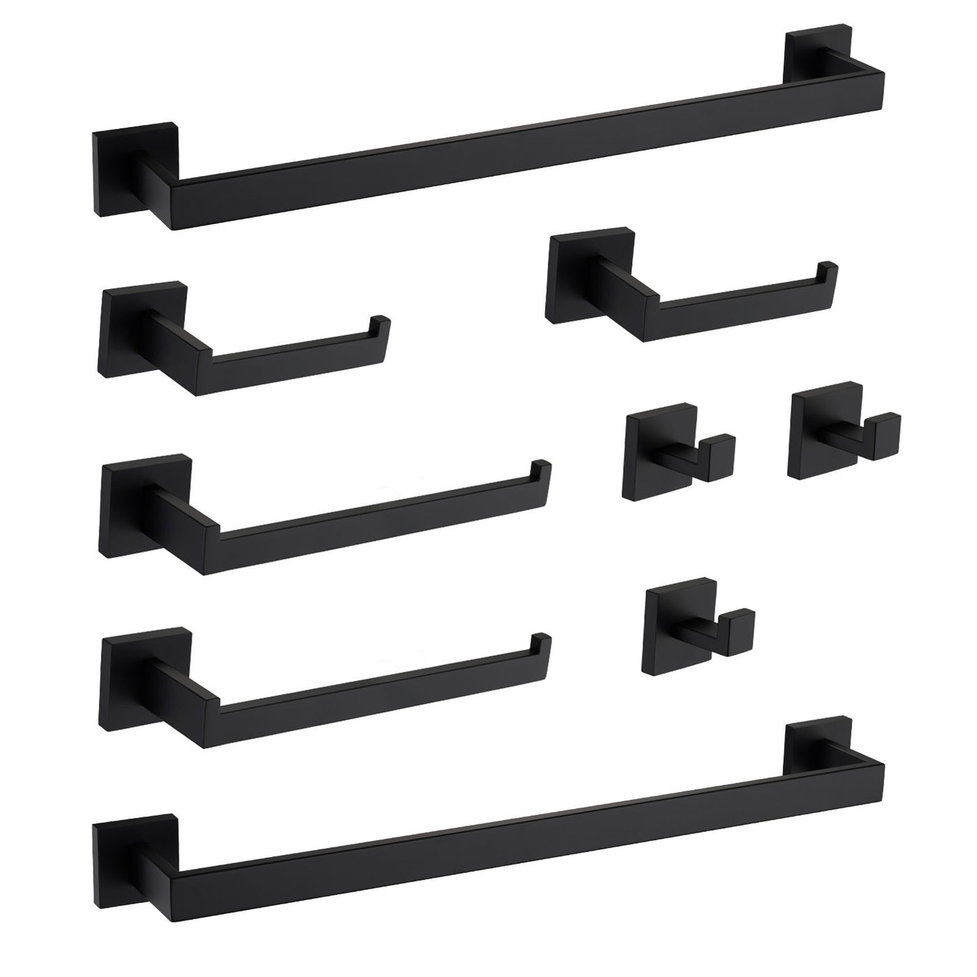 9-Piece Bathroom Hardware Set