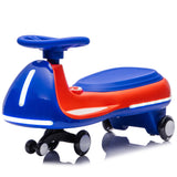 12V Kids ride on Electric Wiggle Car W/2-in-1 Smart Design,Controllable LED Ligh