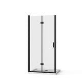 Frameless Glass Bifold Shower Door 36x72 Tempered Clear