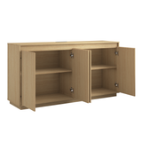 4 Door Sideboard Buffet Cabinet with Power Outlet