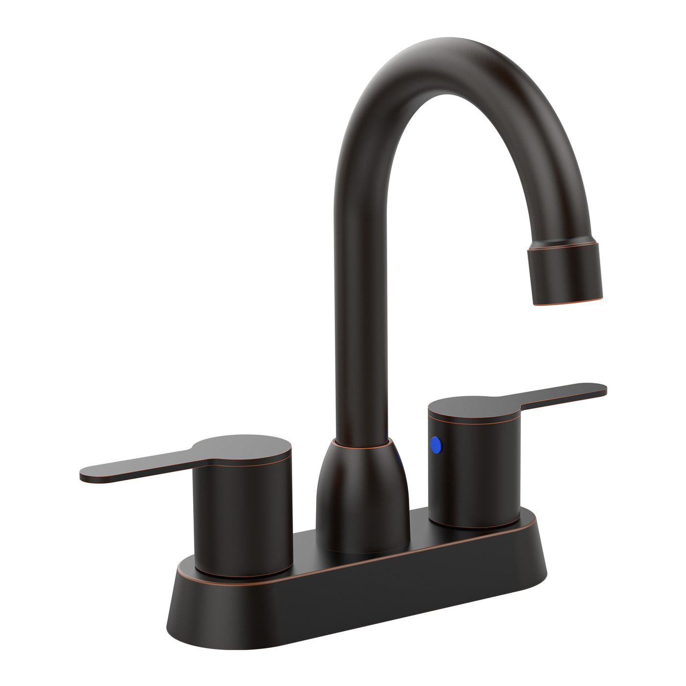 Oil Rubbed Bronze 2 Handle Centerset RV Bathroom Sink Faucet