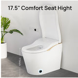 Modern Smart Toilet With Bidet, Auto Flush, Auto Open/Close, Heated Seat