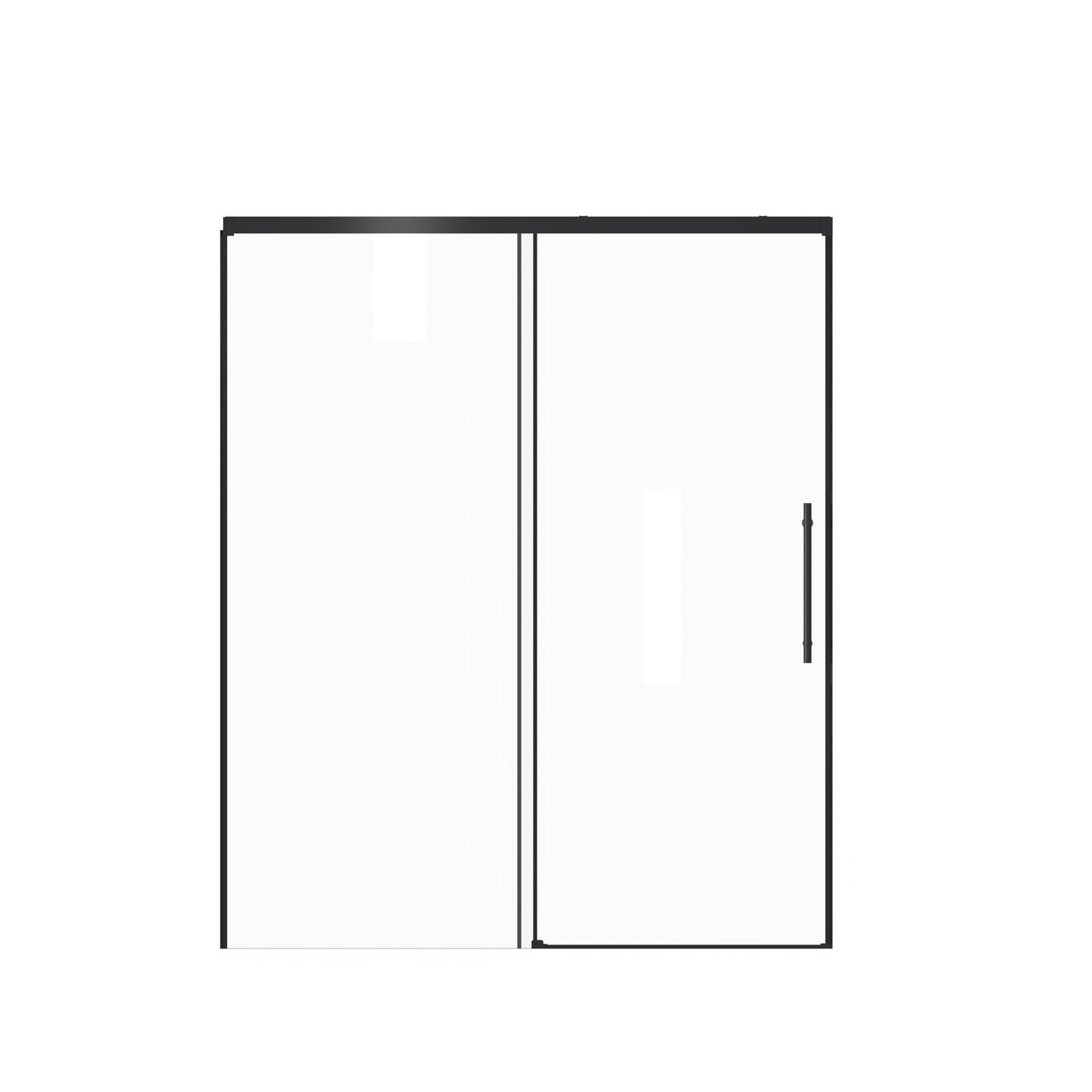 Frameless Single Sliding Shower Door 60"W x 72"H Tempered Glass