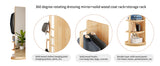 360° Rotating 69"x20" Multifunctional Full Length Mirror