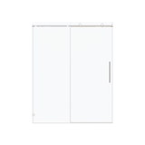 Frameless Single Sliding Soft-Close Shower Door 56-60"W x 74"H