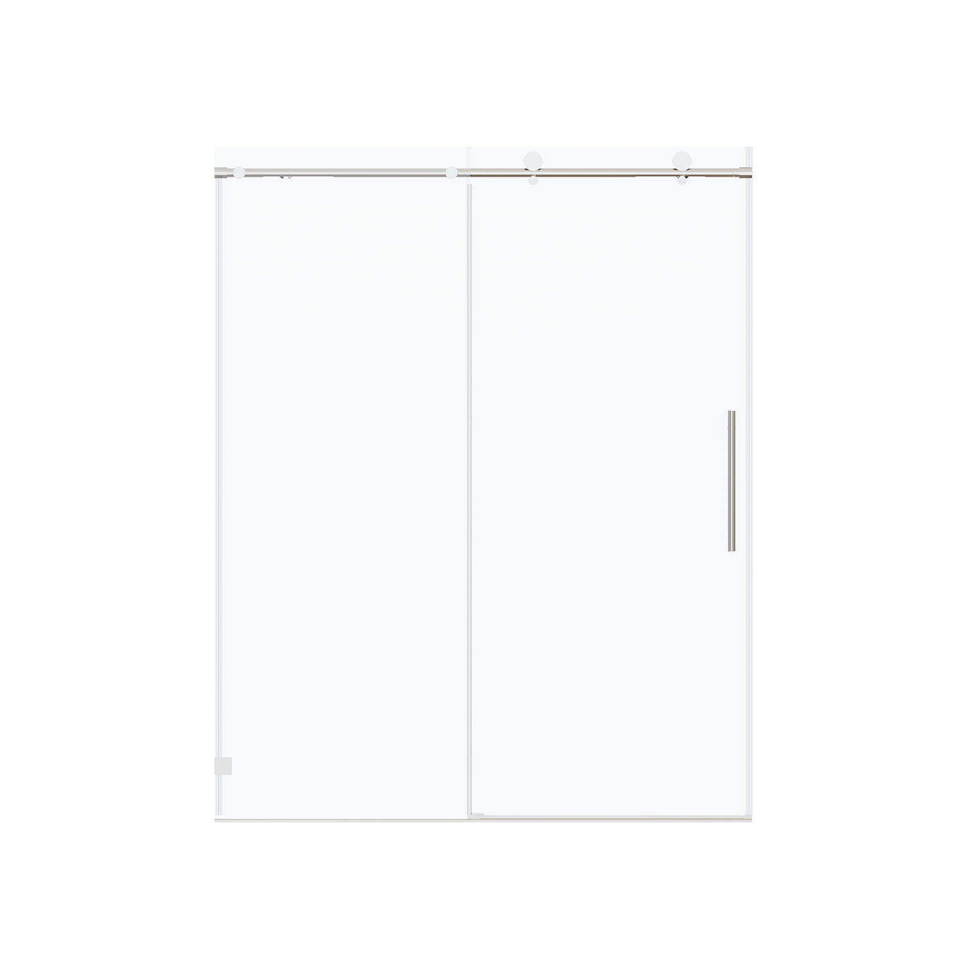 Frameless Single Sliding Soft-Close Shower Door 56-60" W x 74" H