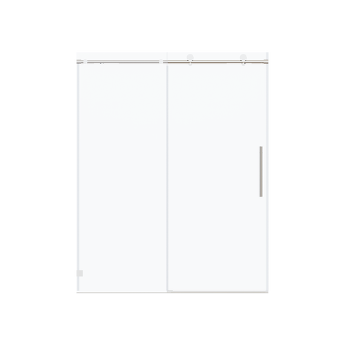Frameless Single Sliding Soft-Close Shower Door 56-60" W x 74" H