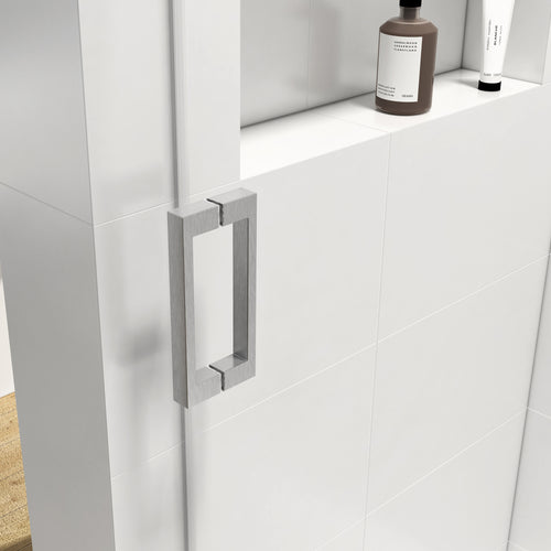 Brushed Nickel Shower Door Handle 24D01P15-BNX