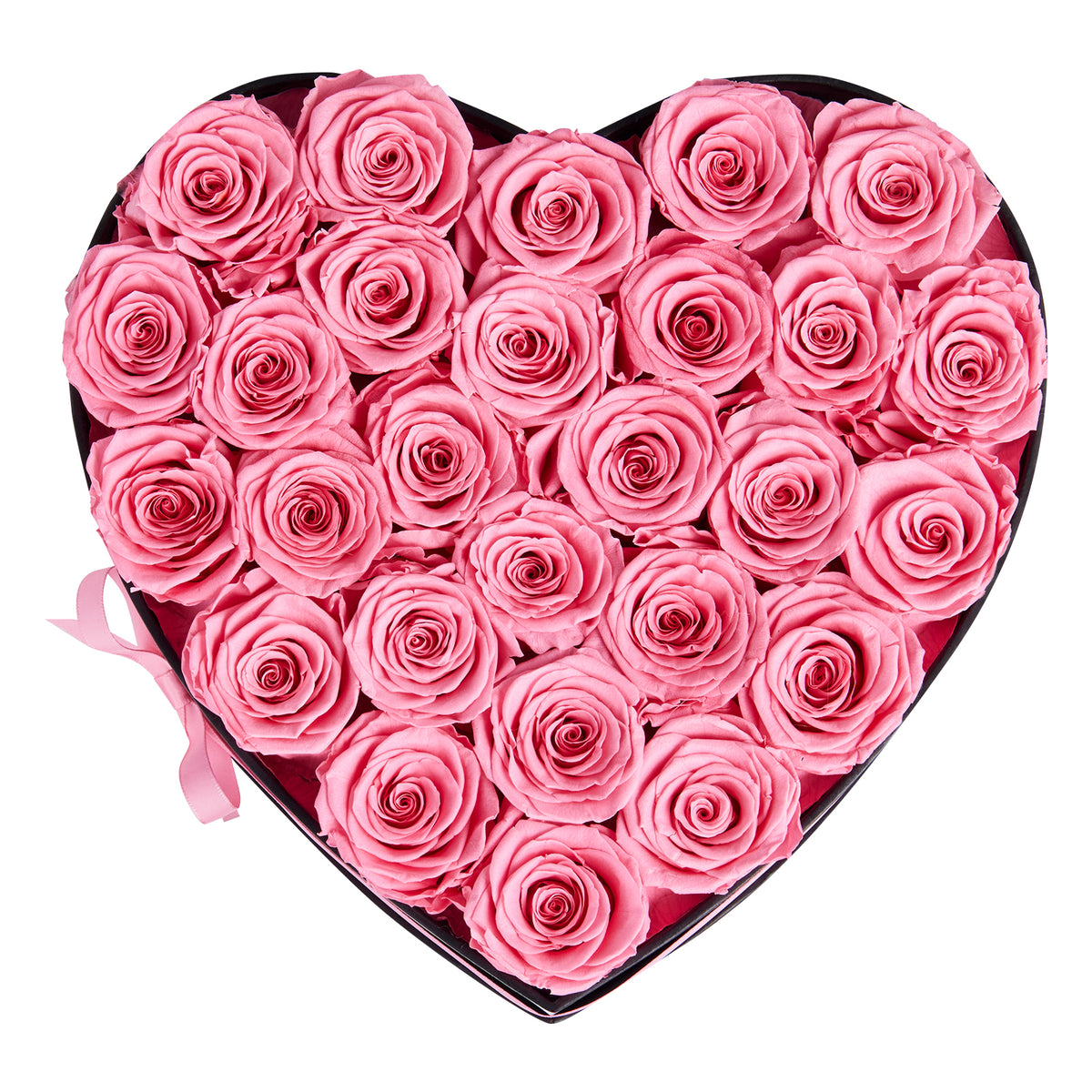 Forever Flowers, 27 Preserved Roses in a Heart Shape Box, Eternal Flowers Immort