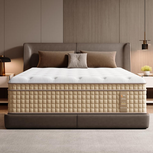 12' Full Size Hybrid Mattress Innersprings Gel Memory Foam