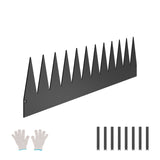Steel Landscape Edging 6 Pack 40 x 6 in Black Rust-Resistant