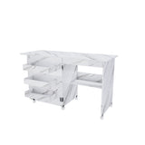 Engineered Wood Dining Table White