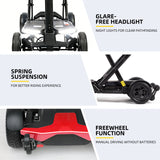 Mobility Scooter Foldable Red