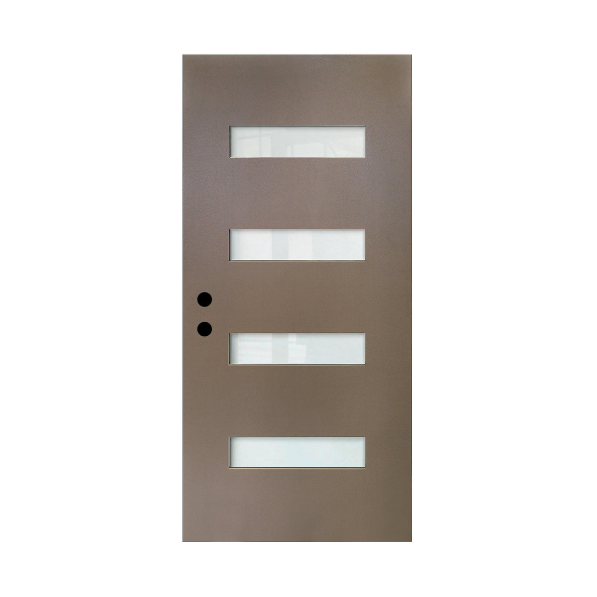 36 x 80 Fiberglass Entry Door Slab, Frosted Glass