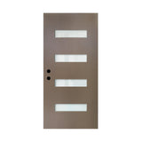 36 x 80 Fiberglass Entry Door Slab, Frosted Glass