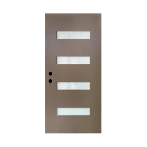 36 x 80 Fiberglass Entry Door Slab, Frosted Glass