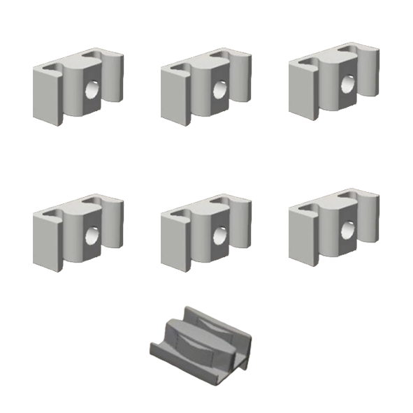 Anti-Collision Cushions and Guide Block Set 24D03PJ4