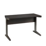 Home Office Desk with Mobile File Cabinet - Red Cocoa - Modesty Panel